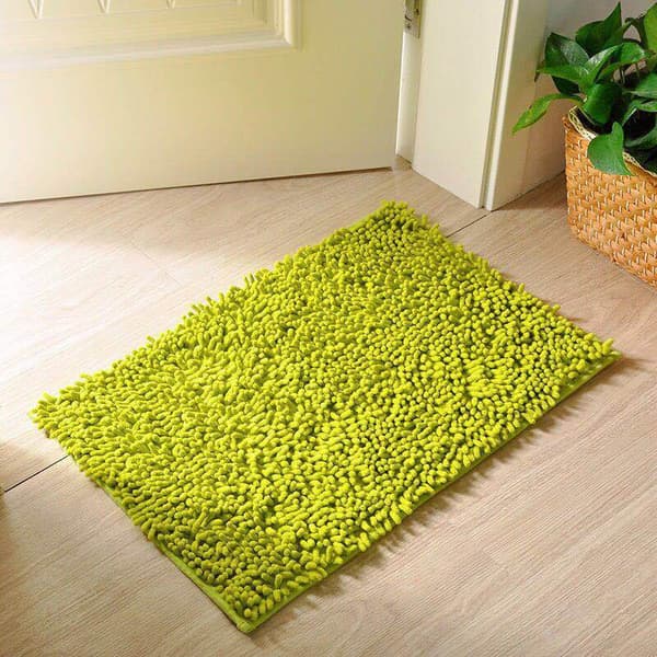 Badrumsmatta, Chenille Superabsorberande Halksäker Bekväm Badmatta