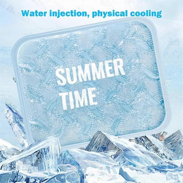Sommer kølende is sædehynde til stol Komfortabel blød gel integration sædepude Multifunktionel ismåtte sommer