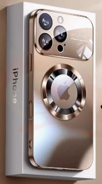 Fuld-dækkende Stødresistent Magnetisk Etui med Nano-Tekstureret Finish til iPhone 17 Pro Titanium Gray