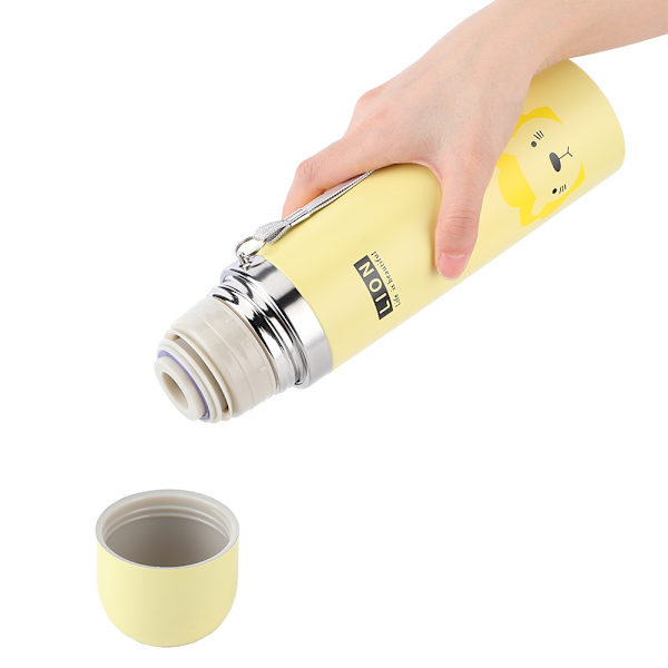 500ml Cartoon Vakuumkopp Bärbar Rostfritt Stål Isolering