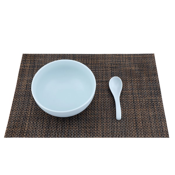 Rektangulära bordsunderlägg för matbord PVC bordstablett Kök