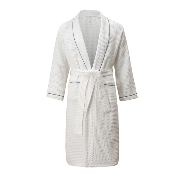 Lett Waffle-Morgenkåpe for Menn