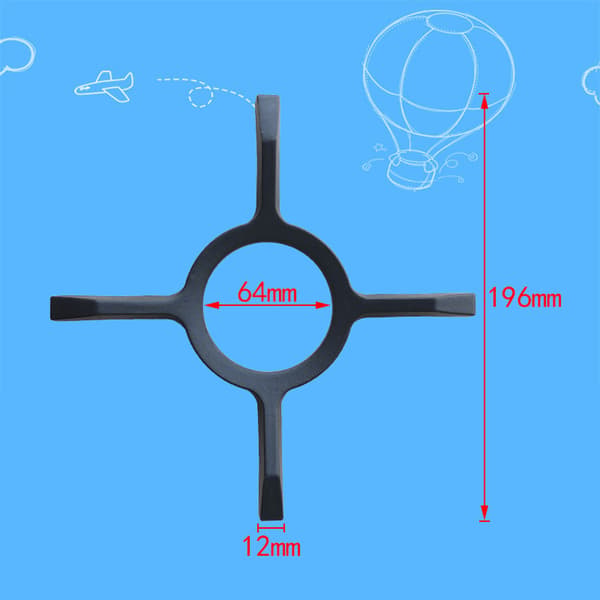 Universal gasskomfyr keramisk gryteholder for spares2go Mocha stativ s