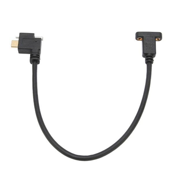Typ C till Typ C Kabel 10Gbps 5A 4k Guldpläterad Standard 16+1 Kärnor 0.3 Meter Hane Till Hane USB3.1 Kabel