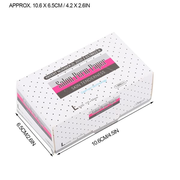 Frisörsalong Ultratunt Hårpermanentpapper Mesh Andningsbart Permanentpapper Frisörverktyg