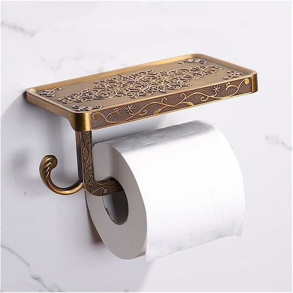 Toiletpapirholder Sort Toiletpapirholder Antik Messing Toilet