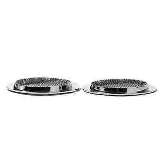 2x Skärmade Ljudhålsinsatser Högtalargaller för Dobro Resonator Gitarrdel()