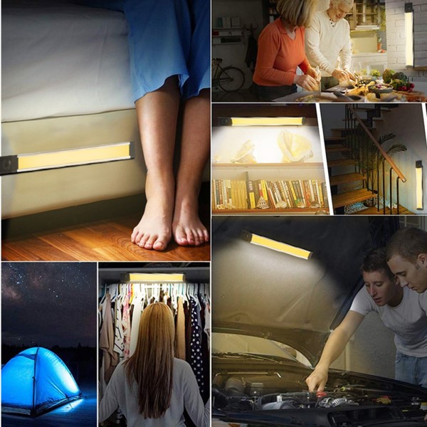 USB 5V 36LED Dimbar skåpsbelysning Lång panel Hand Wave