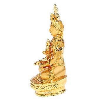7,5 cm Hög Liten Meditations Lotus Buddha Staty Buddhistisk Figurin Välsignelse()