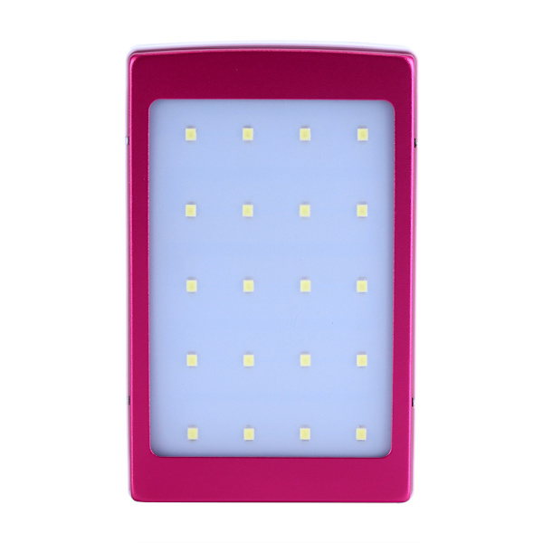 10000mAh Dual USB-port bærbar solcellsdriven powerbank för mobiltelefoner