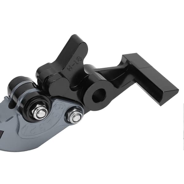 2 stk. motorcykelbremsekoblingsgreb justerbar CNC aluminiumslegering erstatning for ADV150 2019-2021 Grå