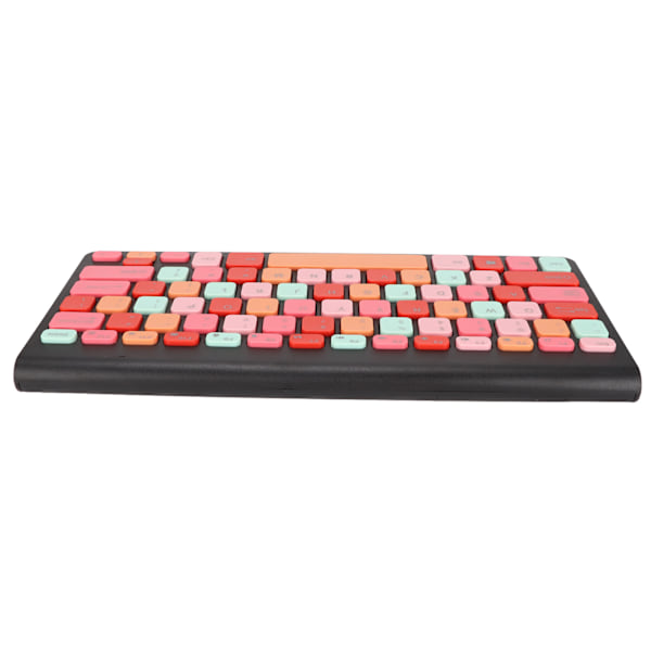 Tangentbord Universal 2.4GHz 78 Tangenter Automatisk Energisparande Mini USB Trådlöst Blandfärgstangentbord