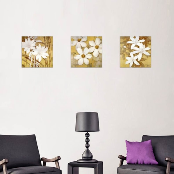 Blommig Mönster Canvas Väggkonst Målning Tryckt Bild Hem