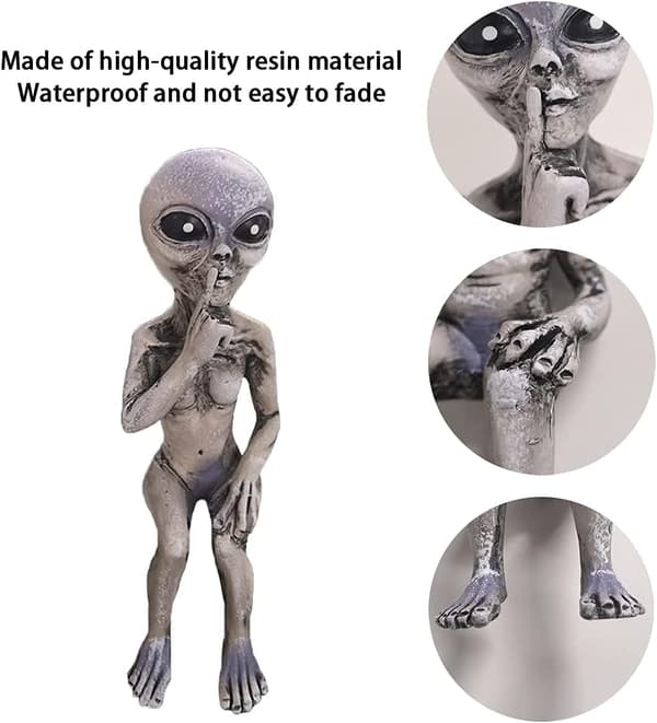 Alien-statue, Hagefigur av romvesen, Alien-statue