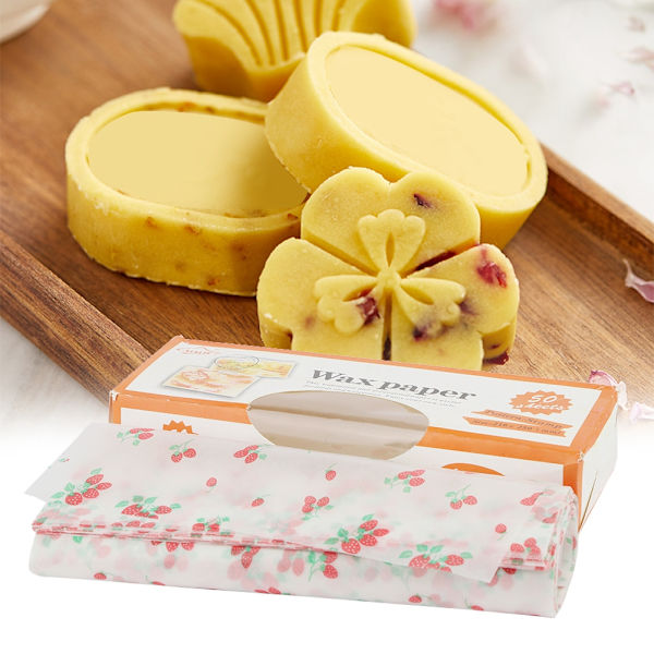 Fettbeständigt matförpackningsvaxpapper Sandwich Candy Cake