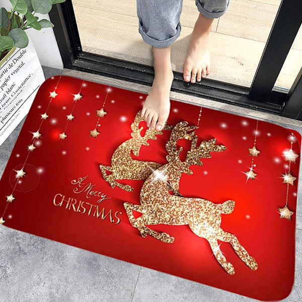Tapis de Sol de Noël, Tapis D'intérieur Tapis Porte