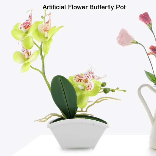 Konstgjord blomma Simulering Fjärilsorkidé Dekorativa växter