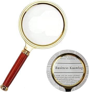 Håndholdt lup, 10x forstørrelsesglas til hjemmelæring, Readi