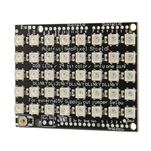 WS2812B 5050 RGB LED Integreret Driver 5x8 40 Bits Fuld Farve Lys Udviklingskort til Hotel