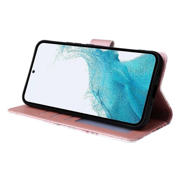 Tech-Protect Galaxy A35 5G Plånboksfodral - Marble Rosa