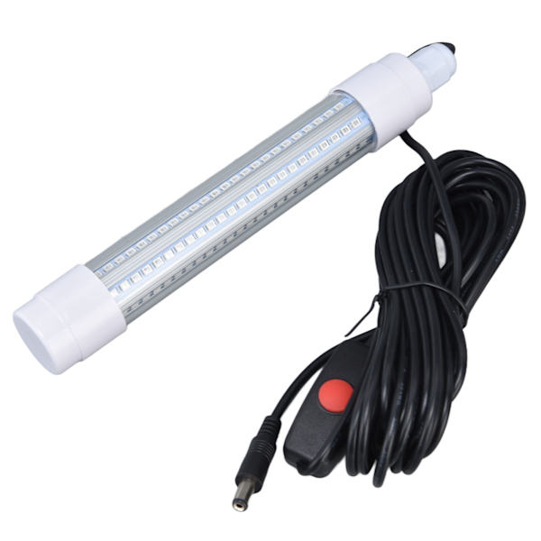 Nedsänkbar fiskelampa 16W AC12‑36V 1300lm LED nattfiske lockbete sökare för fiskakvarium