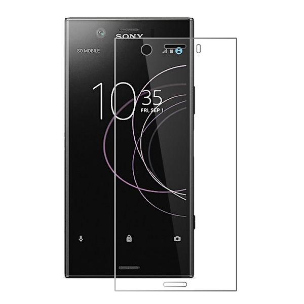 3-PACK Sony Xperia XZ1  Skärmskydd Transparent +Putsduk Transparent