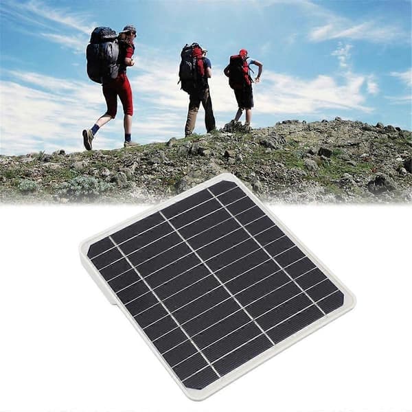 Vattentät solpanelssats 20W bärbar solcellsladdare med 2 USB utomhus batteridriven för camping med monteringsställ