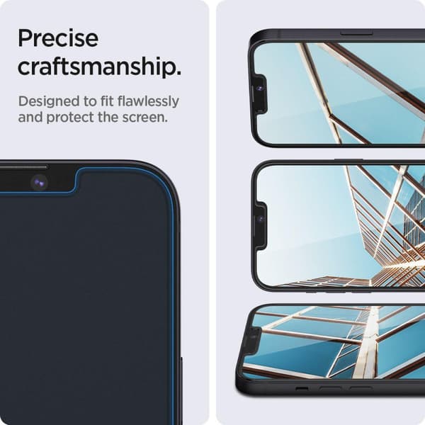 Spigen iPhone 16e/14/13/13 Pro GLAS.tR \"Ez Fit\" 2 kpl näytönsuoja