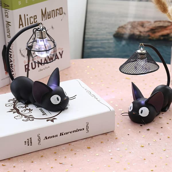 Sort Kat Lampe, Led Sort Kat Lampe Figur Kat Lampe, Kreativ Re