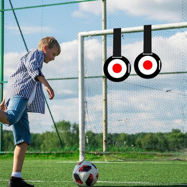 Fotboll Målskiva för Topphörn - Målträning Utrustning, Utomhus Fotboll Kastmål Utrustning för Hemma, Fotbollsplan, Gymnastiksal, Trädgård Style 2
