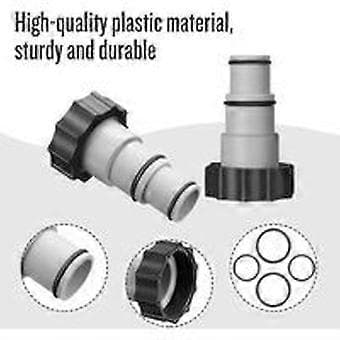 Intex-letkuadapteri pumpulle kierteellä - 1,5 ja 1,25\" letkuille - Sarja A 8\" harmaa 2 kpl
