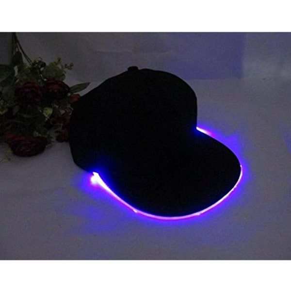 Unisex LED-ljus fiskehatt utomhus cool för nattfiske