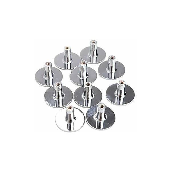4 stk Runde Dørknapper 30mm Håndtak Glitrende Krystall Rhinestone Hånd