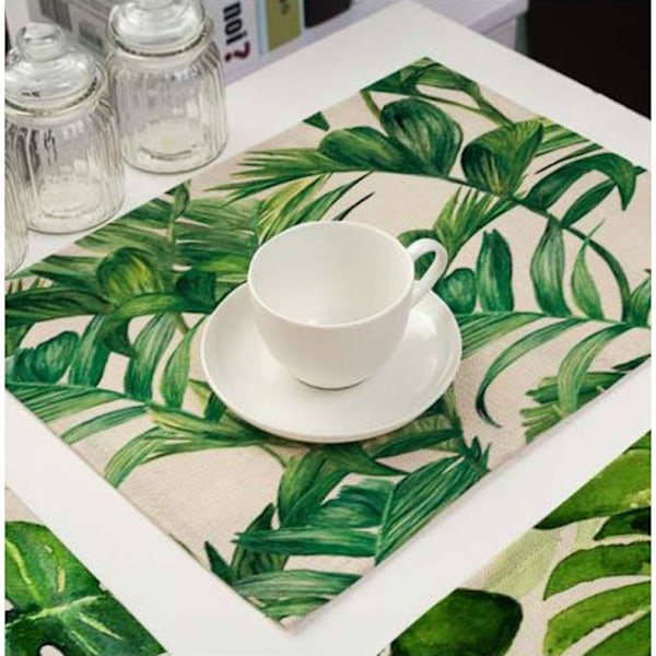 X-Labor Set med 6 st Placemats Modern Design Placemat Hög kvalitet