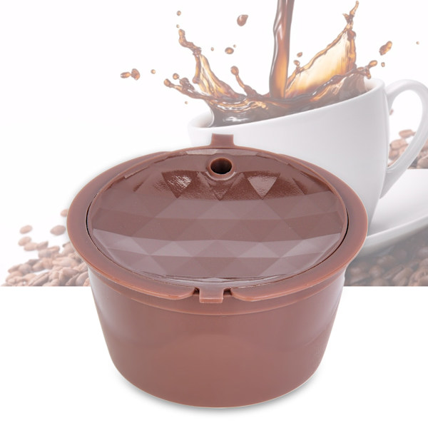 4 st återanvändbara påfyllningsbara kaffekapslar
