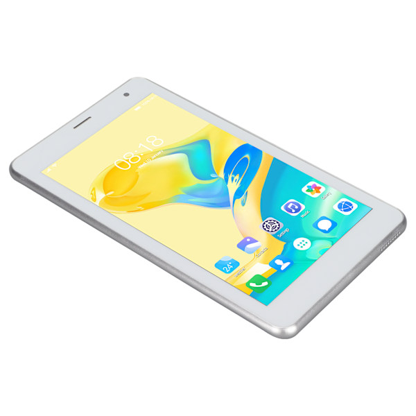7-tums Tablet 2GB och 32GB 7-tum 1280x800IPS Stöd 5G WiFi Dual Band Octa Core 3500mAh Tablet PC EU-kontakt 100 till 240V Blå EU-kontakt