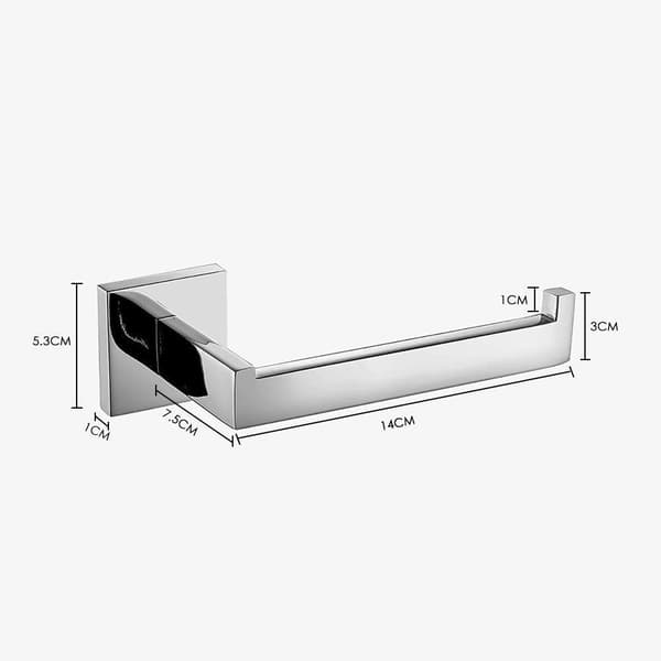 Toiletpapirholder i 304 Rustfrit Stål Krom Metal Spejlpoleret