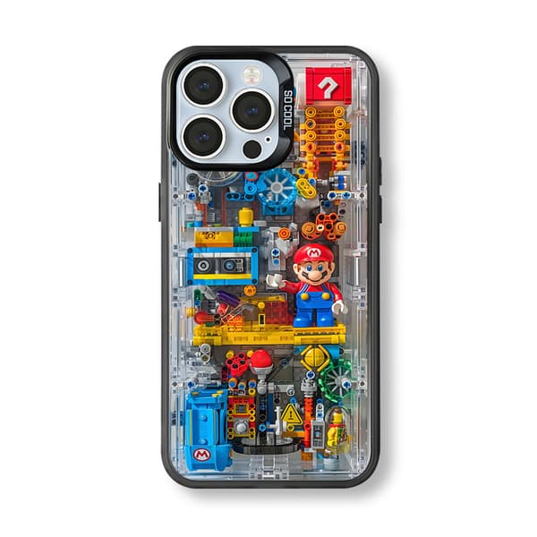 Mekaniskt Mario-mobilskal - Kompatibelt med iPhone 11 Pro A