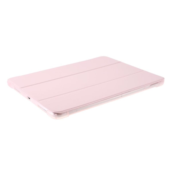 iPad Pro 11 (2018/2020/2021) - Tri-Fold Läder Fodral Pennhållare - Ljus Rosa Ljus Rosa
