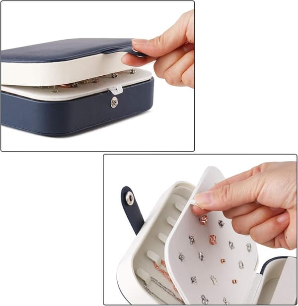 Smykkebokser, Kvinner Jenter Reise Smykke Organizer Liten Smykke