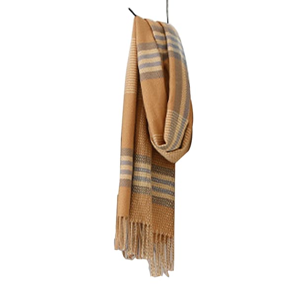 Pehmeä hääpukuhuivi camel color