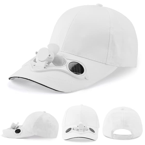 Unisex Baseball Cap med Solblæser Solhat Åndbar Bomuldsskygge