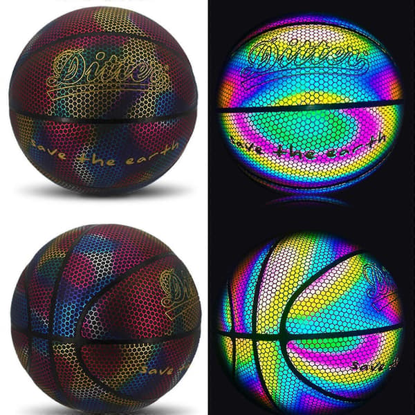 Holografisk Selvlysende Reflekterende Basketball Julegaver
