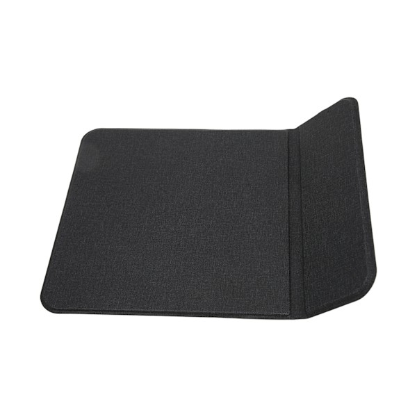 Laddningsbar Musmatta Qi Standard Halkskydd 15W Snabbladdande Musmatta för Hemmakontor Svart