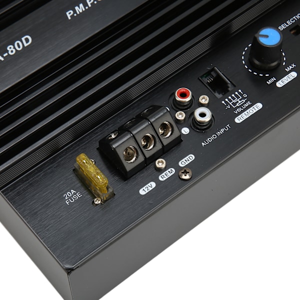 Högeffektsförstärkare för bilstereo, stark bas 1000W monoförstärkarbräda med kylning av aluminiumlegering, säkerställer utmärkt ljudkvalitet och inget
