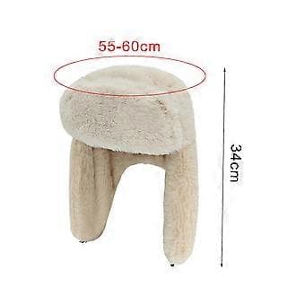 Vinter Trapper Hatte Vinter Lei Feng Hat med Øreklapper Ski Termisk Hat Fortykket Sne Vinter Varm Hat Vinterhatte til Mænd Ski (Beige)