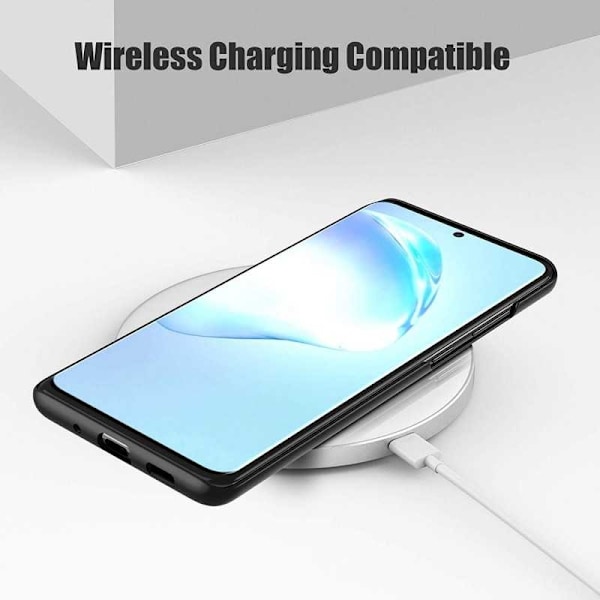 Samsung S20 FE Ultratunt Mattsvart Skal Basic V2 Svart