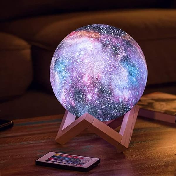 1 stk 15 cm 3D lampe LED natlys