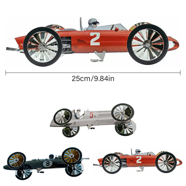 Trädgård Racing Vindkraftverk Trädgård Spinner Dekoration Vindkraftverk