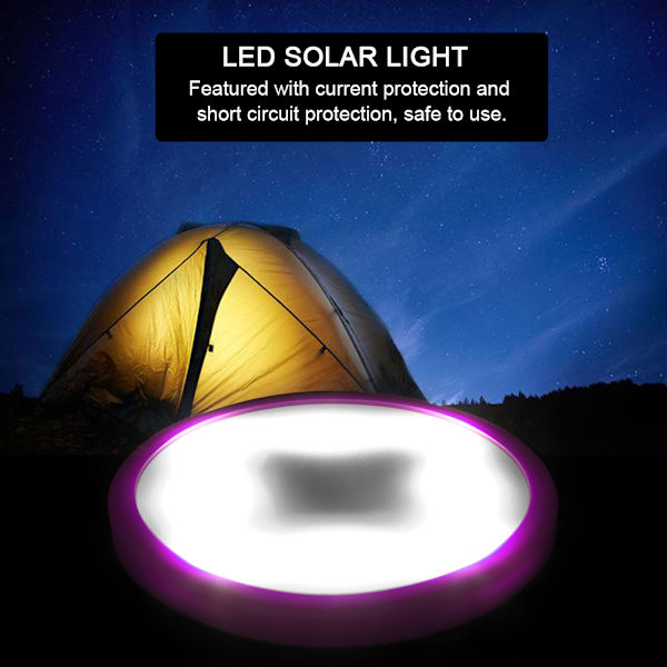 10LED solcellslamportabel utomhuscamping vandringslampa